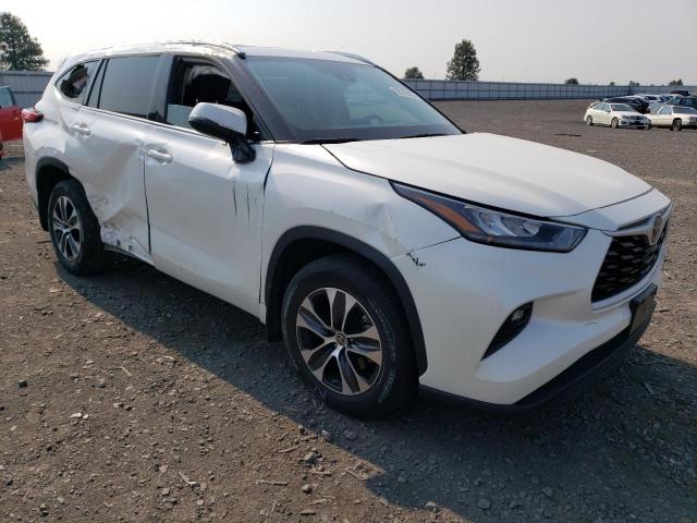 5TDGZRBH2LS519368 - 2020 TOYOTA HIGHLANDER XLE 白色 照片 4