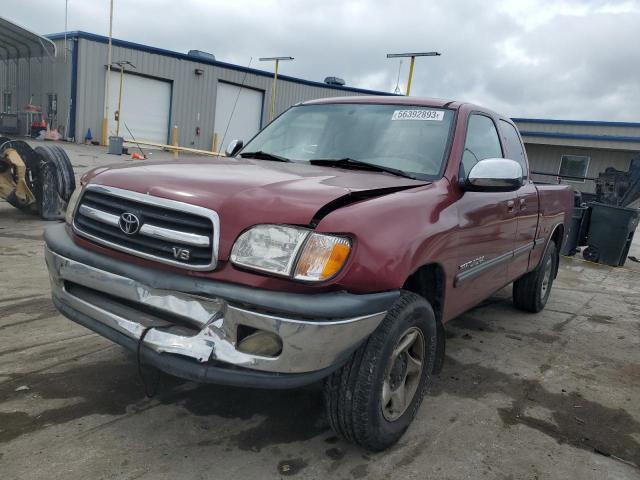 5TBRT3414YS051912 - 2000 TOYOTA TUNDRA ACCESS CAB MAROON photo 1