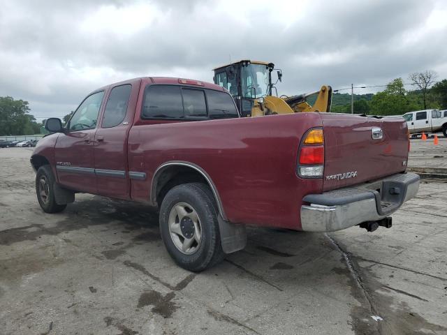 5TBRT3414YS051912 - 2000 TOYOTA TUNDRA ACCESS CAB MAROON photo 2