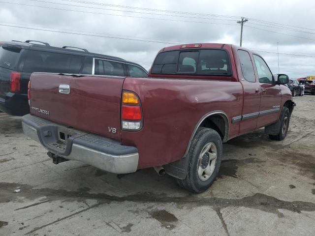 5TBRT3414YS051912 - 2000 TOYOTA TUNDRA ACCESS CAB MAROON photo 3