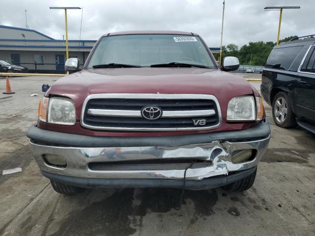 5TBRT3414YS051912 - 2000 TOYOTA TUNDRA ACCESS CAB MAROON photo 5