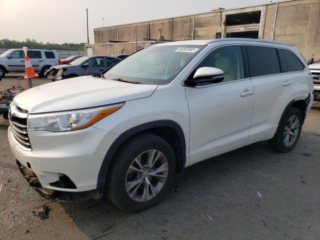 5TDJKRFH7FS209158 - 2015 TOYOTA HIGHLANDER XLE Ağ foto 1