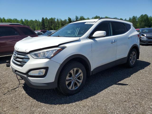 5XYZT3LB6FG291278 - 2015 HYUNDAI SANTA FE S WHITE photo 1