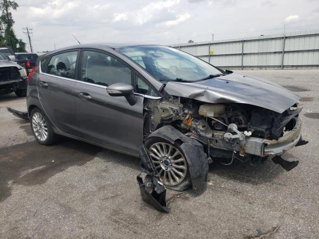 3FADP4FJ2EM145040 - 2014 FORD FIESTA TITANIUM GRAY photo 4