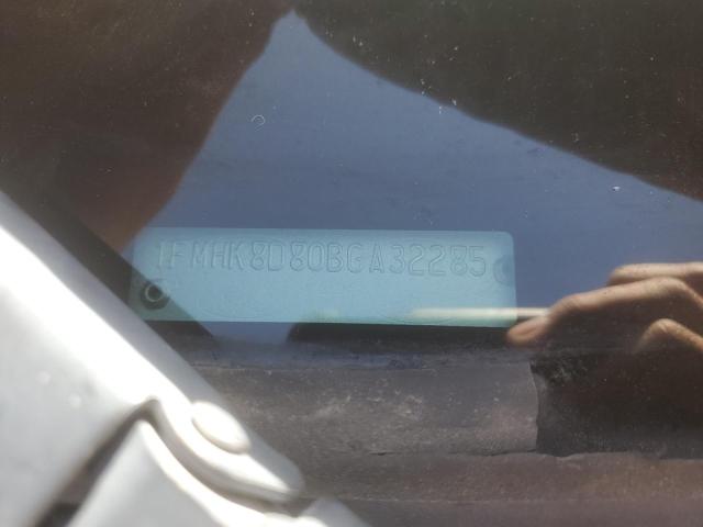 1FMHK8D80BGA32285 - 2011 FORD EXPLORER XLT WHITE photo 13