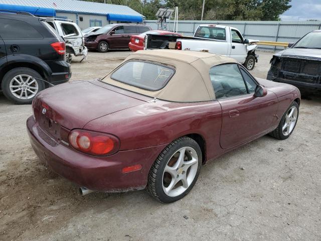 JM1NB353230304410 - 2003 MAZDA MX-5 MIATA BASE MAROON photo 4