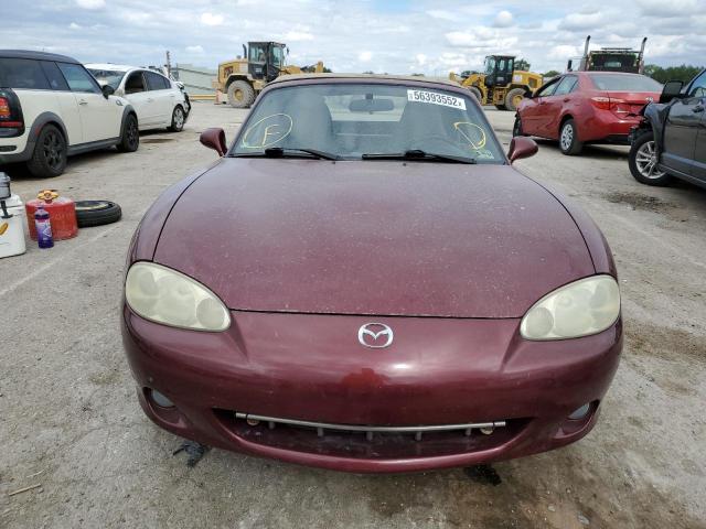 JM1NB353230304410 - 2003 MAZDA MX-5 MIATA BASE MAROON photo 9