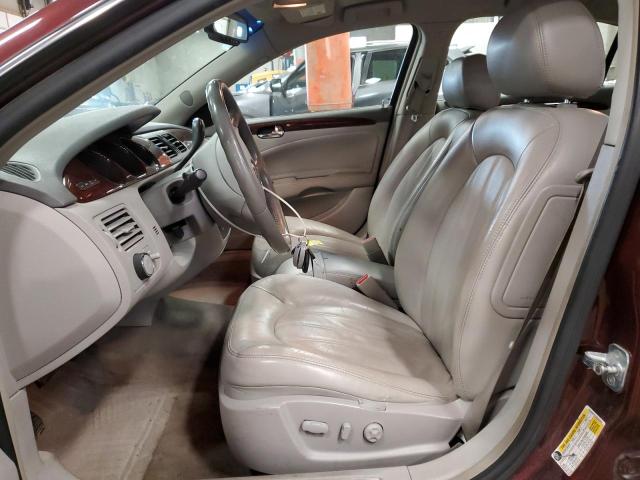 1G4HD57216U237007 - 2006 BUICK LUCERNE CXL BURGUNDY photo 7