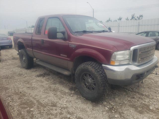 1FTSX31PX4ED19223 - 2004 FORD F350 SRW SUPER DUTY RED photo 4