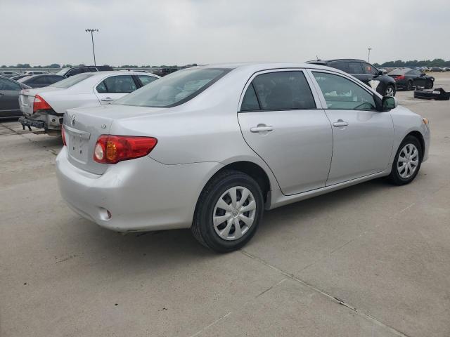 1NXBU4EE1AZ308566 - 2010 TOYOTA COROLLA BASE SILVER photo 3