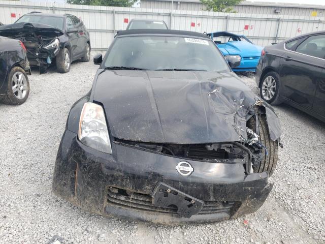 JN1AZ36A84M251765 - 2004 NISSAN 350Z ROADSTER BLACK photo 5