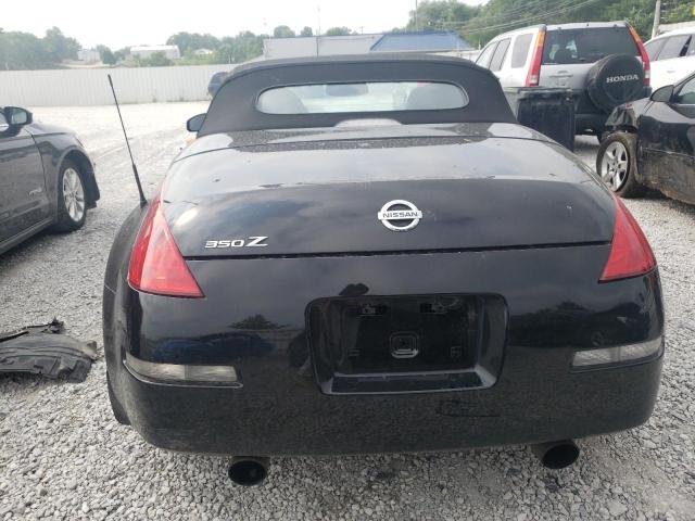 JN1AZ36A84M251765 - 2004 NISSAN 350Z ROADSTER BLACK photo 6