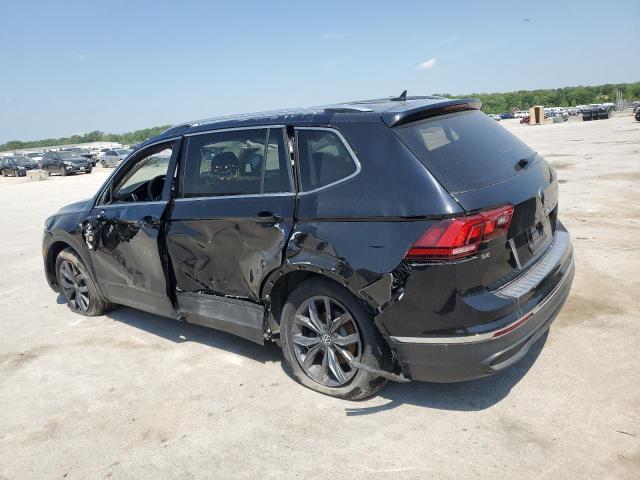 3VVMB7AX7PM037975 - 2023 VOLKSWAGEN TIGUAN SE Սև լուսանկար 2