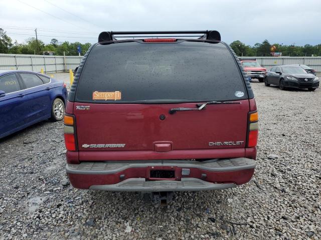 3GNEC16Z85G184008 - 2005 CHEVROLET SUBURBAN C1500 MAROON photo 6