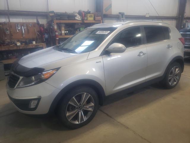 KNDPCCA69E7666508 - 2014 KIA SPORTAGE SX SILVER photo 1