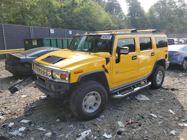 5GRGN23U74H108776 - 2004 HUMMER H2 YELLOW photo 1