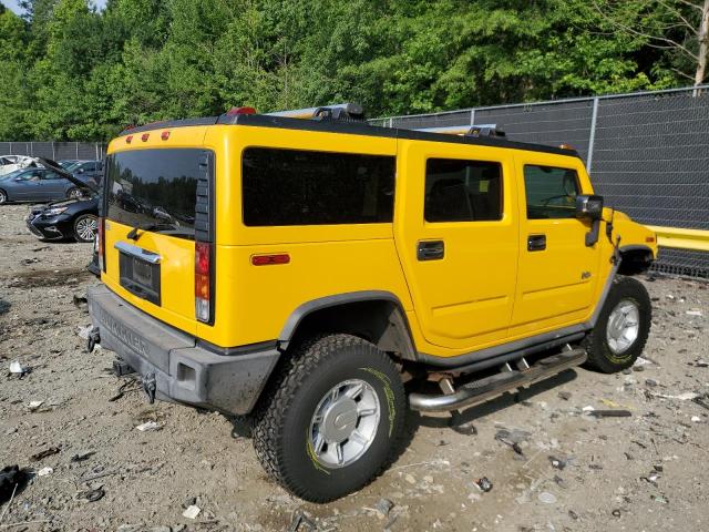 5GRGN23U74H108776 - 2004 HUMMER H2 YELLOW photo 3