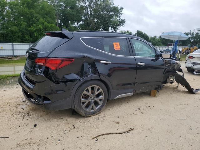 5XYZW4LA6JG522905 - 2018 HYUNDAI SANTA FE S BLACK photo 3