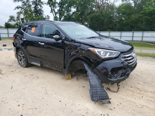 5XYZW4LA6JG522905 - 2018 HYUNDAI SANTA FE S BLACK photo 4