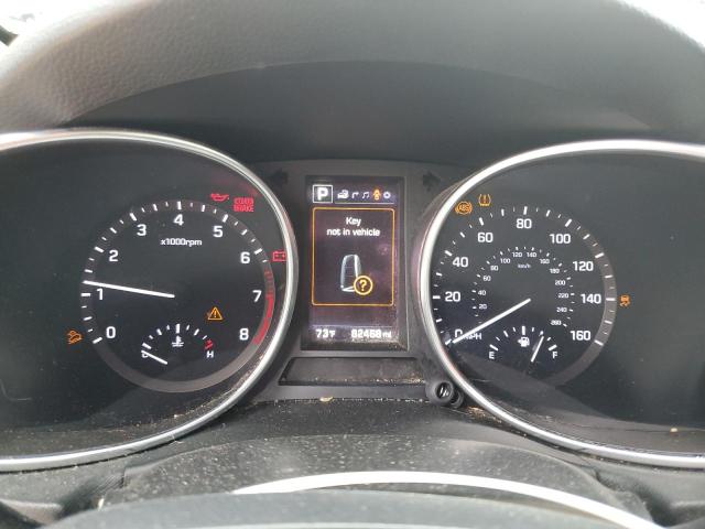 5XYZW4LA6JG522905 - 2018 HYUNDAI SANTA FE S BLACK photo 9