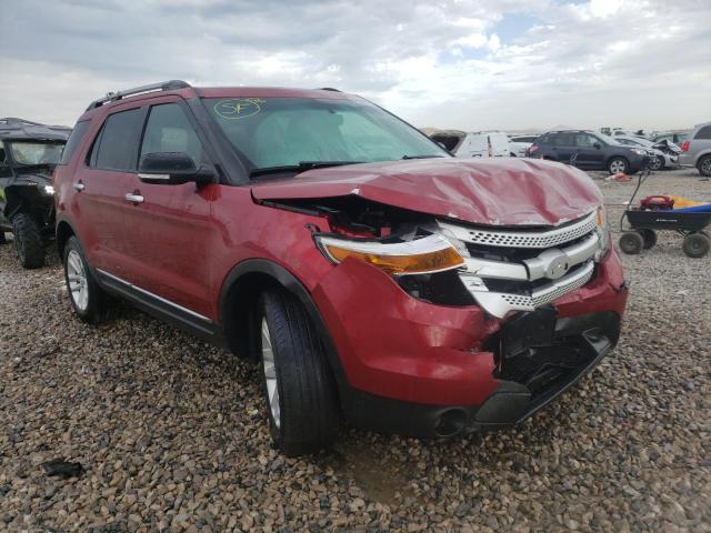 1FM5K8D8XDGB48292 - 2013 FORD EXPLORER XLT RED photo 1