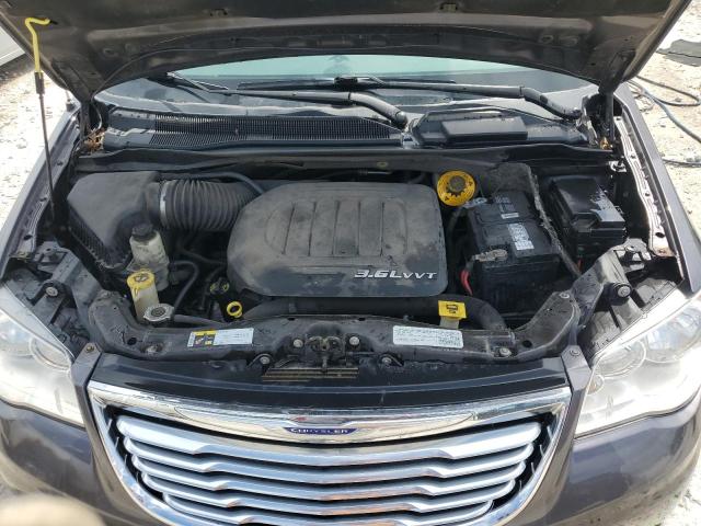 2C4RC1CG4FR619860 - 2015 CHRYSLER TOWN & COU TOURING L GRAY photo 12
