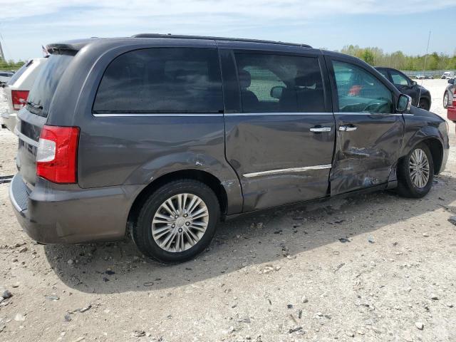 2C4RC1CG4FR619860 - 2015 CHRYSLER TOWN & COU TOURING L GRAY photo 3