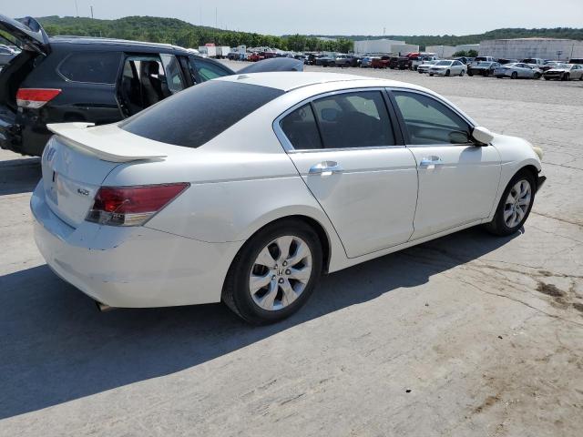 1HGCP36828A018272 - 2008 HONDA ACCORD EXL WHITE photo 3