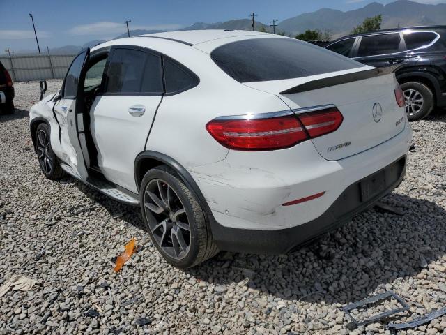 WDC0J6EB9HF234943 - 2017 MERCEDES-BENZ GLC COUPE 43 4MATIC AMG WHITE photo 2