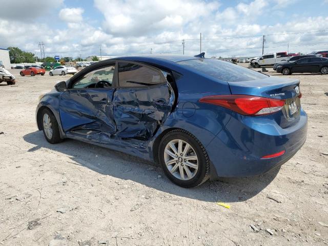 KMHDH4AE5FU279762 - 2015 HYUNDAI ELANTRA SE BLUE photo 2