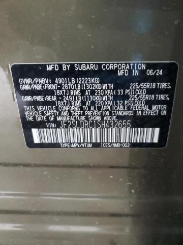 JF2SLDRC1SH432655 - 2025 SUBARU FORESTER LIMITED 绿色 照片 12