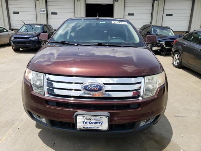 2FMDK4KC0ABA07987 - 2010 FORD EDGE LIMITED BURGUNDY photo 5