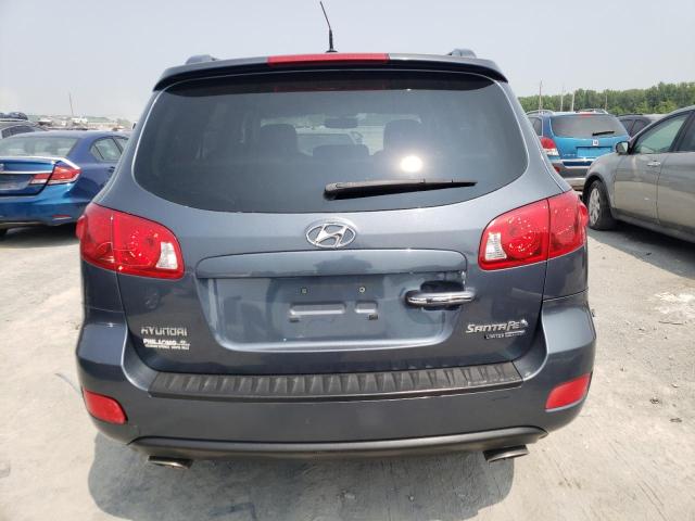 5NMSH73E48H129940 - 2008 HYUNDAI SANTA FE SE BLUE photo 6