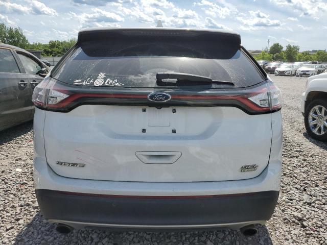 2FMPK3J96JBC42410 - 2018 FORD EDGE SEL WHITE photo 6