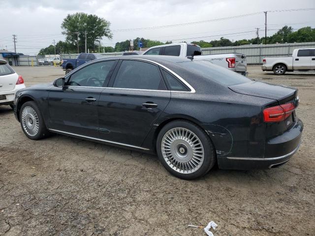 WAUJGAFD5FN018826 - 2015 AUDI A8 QUATTRO BLACK photo 2