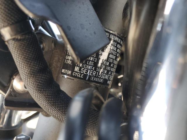 ML5EXER15SDAE7670 - 2025 KAWASAKI EX650 R BLACK photo 9