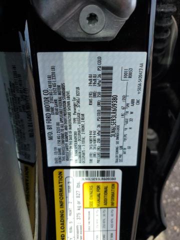 3LN6L5E93LR609380 - 2020 LINCOLN MKZ RESERVE BLACK photo 13