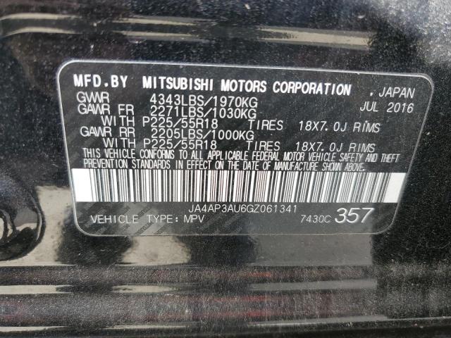 JA4AP3AU6GZ061341 - 2016 MITSUBISHI OUTLANDER ES Qara foto 13