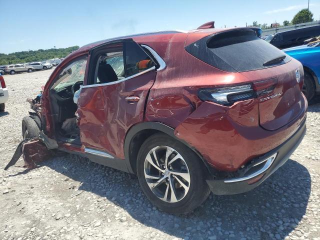 LRBFZNR45ND128980 - 2022 BUICK ENVISION ESSENCE BURGUNDY photo 2