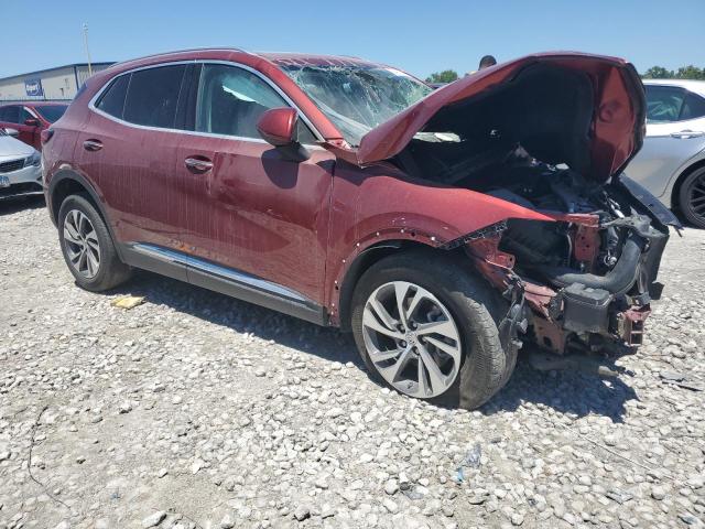 LRBFZNR45ND128980 - 2022 BUICK ENVISION ESSENCE BURGUNDY photo 4