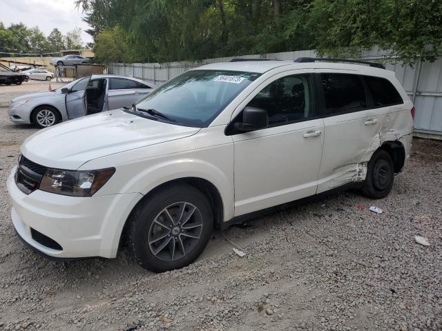 3C4PDCAB4JT490306 - 2018 DODGE JOURNEY SE WHITE photo 1