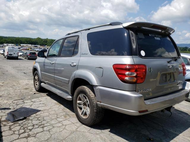 5TDBT48A44S215985 - 2004 TOYOTA SEQUOIA LIMITED SILVER photo 2