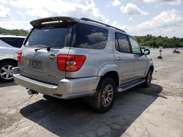 5TDBT48A44S215985 - 2004 TOYOTA SEQUOIA LIMITED SILVER photo 3