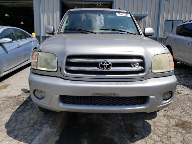 5TDBT48A44S215985 - 2004 TOYOTA SEQUOIA LIMITED SILVER photo 5
