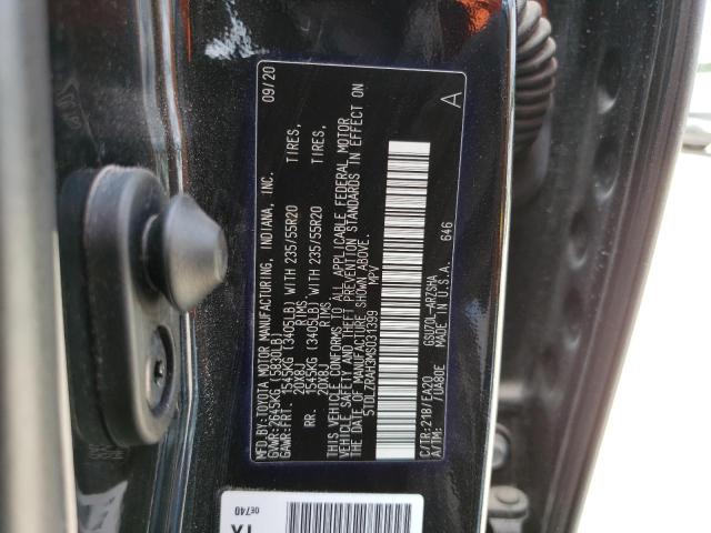 5TDLZRAH3MS031399 - 2021 TOYOTA HIGHLANDER XSE BLACK photo 13