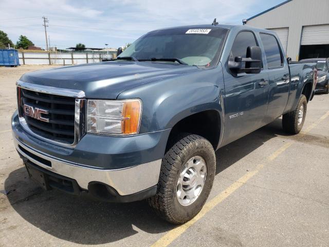 1GT4K0BG2AF152091 - 2010 GMC SIERRA K2500 SLE BLUE photo 1