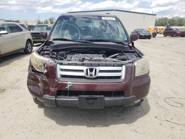 5FNYF28437B008383 - 2007 HONDA PILOT EX BURGUNDY photo 5