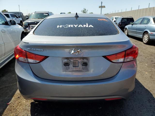 KMHDH4AE3DU516259 - 2013 HYUNDAI ELANTRA GLS GRAY photo 6