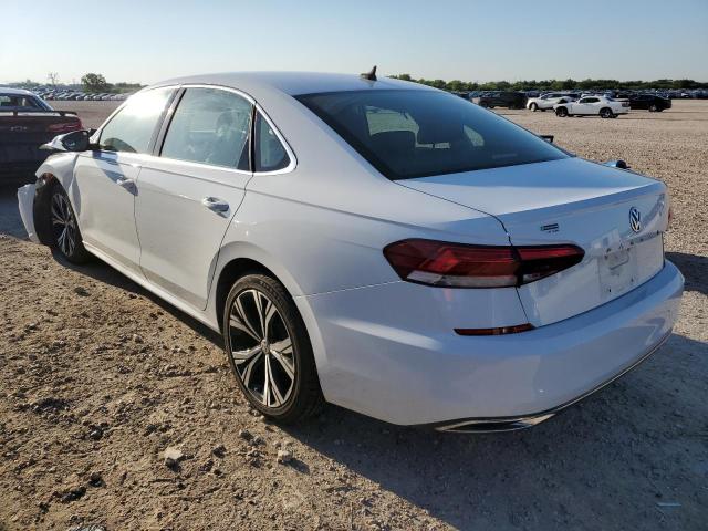 1VWSA7A34MC006800 - 2021 VOLKSWAGEN PASSAT SE Սպիտակ լուսանկար 2