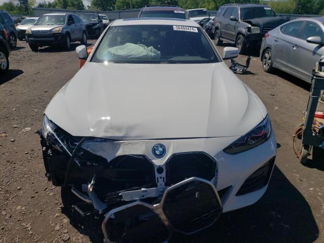 WBY83FB07RFS60933 - 2024 BMW I4 XDRIVE 40 WHITE photo 5